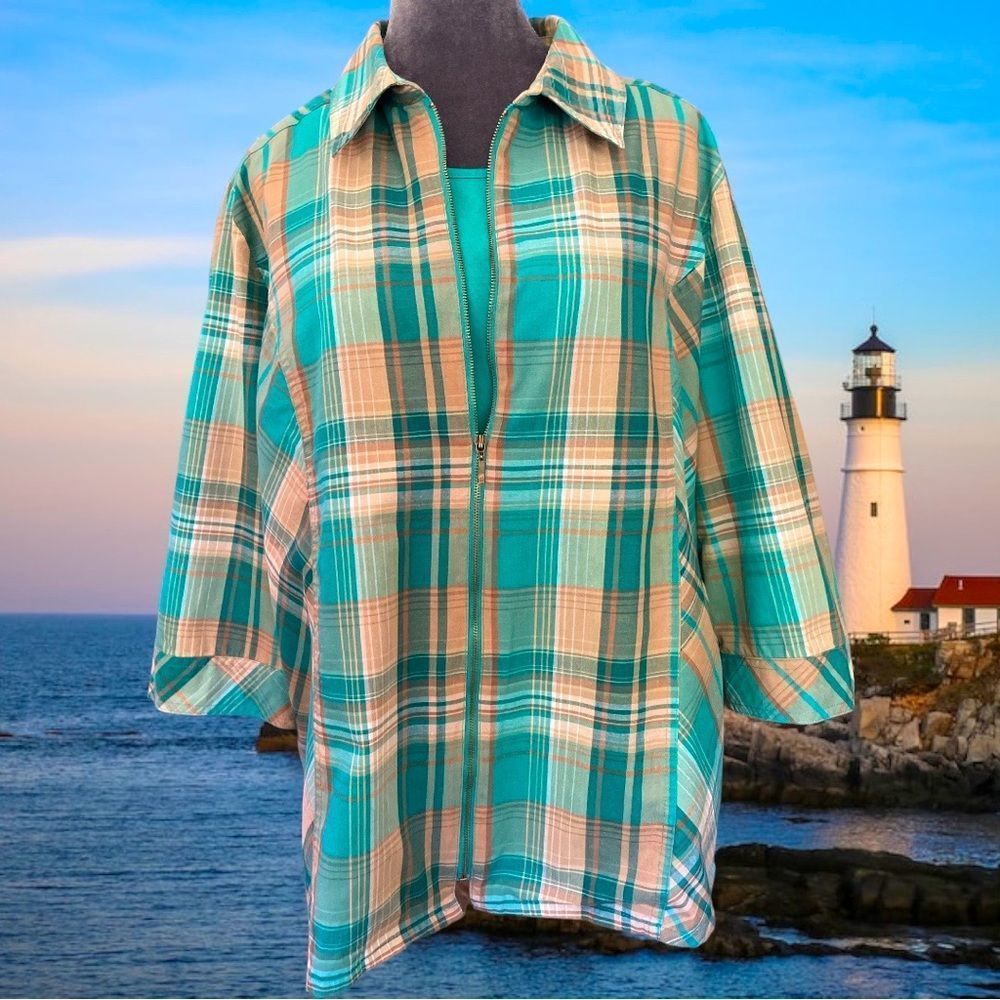 Southern Lady Shirt And Jacket Coordinating Set